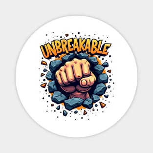 Unbreakable Fist: Power & Strength Magnet